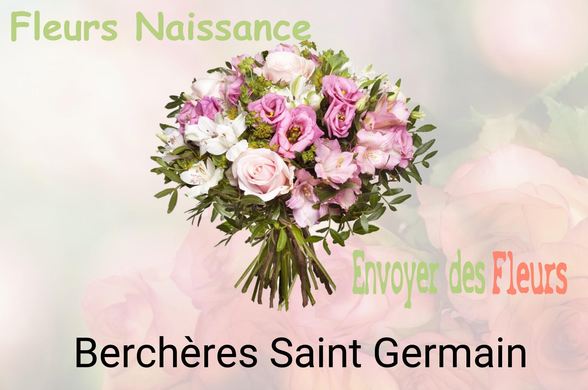 Bouquet de fleurs de naissance livré à Berchères-Saint-Germain